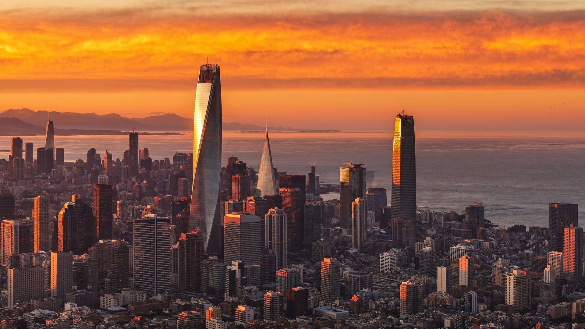 Skyline de Ciudad de Panamá al atardecer